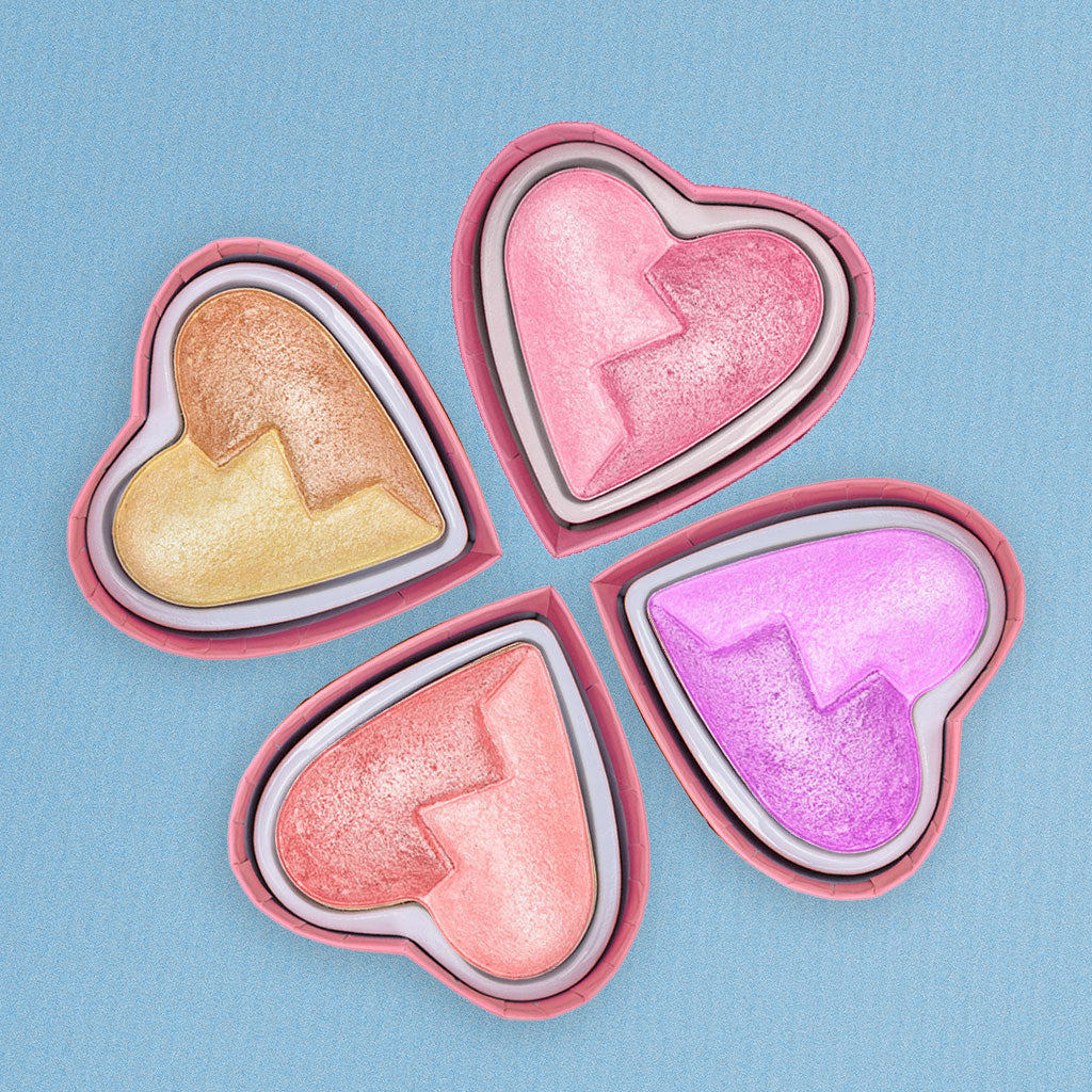 SET OF 4 HEARTBREAKER BLUSHER AND HIGHLIGHTERS
