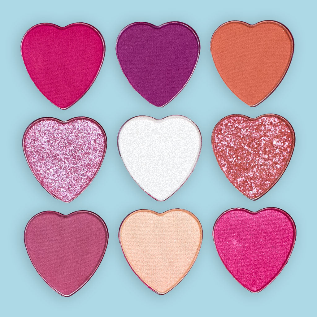 I HEART YOU GLITTERY EYE SHADOW PALETTE