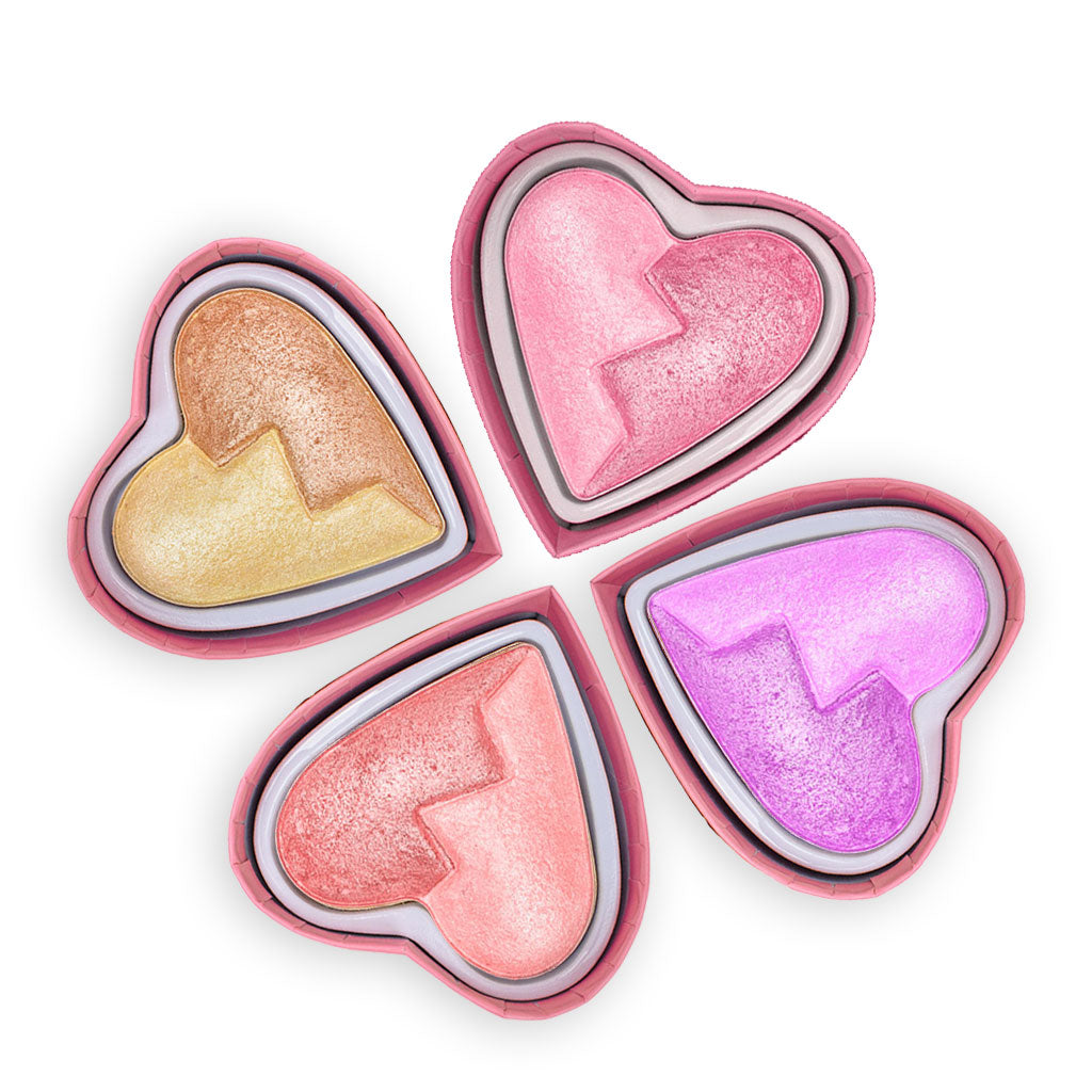 SET OF 4 HEARTBREAKER BLUSHER AND HIGHLIGHTERS
